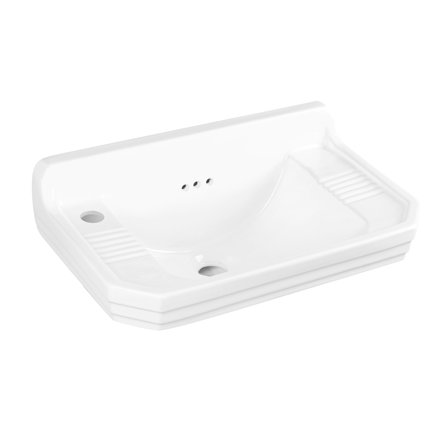 cloakroom sink with splashback, Wall-mount UK style ceramic wash basin MB-2078-SINK, made by meilong ceramics.